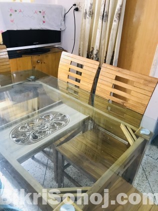 Original Shegun Wood Dinning Table
